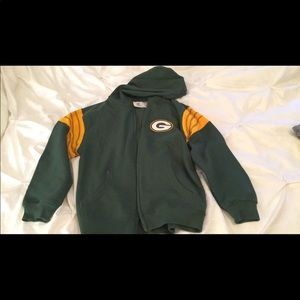 Boys hooded zip up sweatshirt